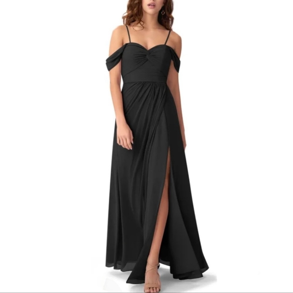 Azazie Millie Black Dress